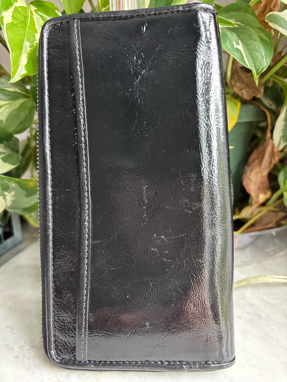 Coach Black Poppy Patent Leather Wristlet/Wallet - Picture 11 of 15